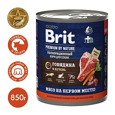 Brit Premium Dog (Говядина и печень)